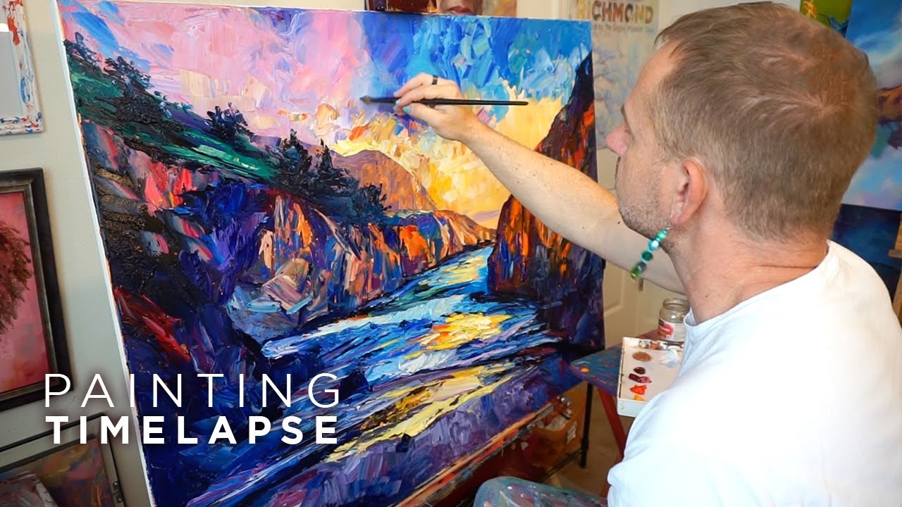 Big Sur on Canvas: Paul Richmond’s Pfeiffer Beach Oil Painting