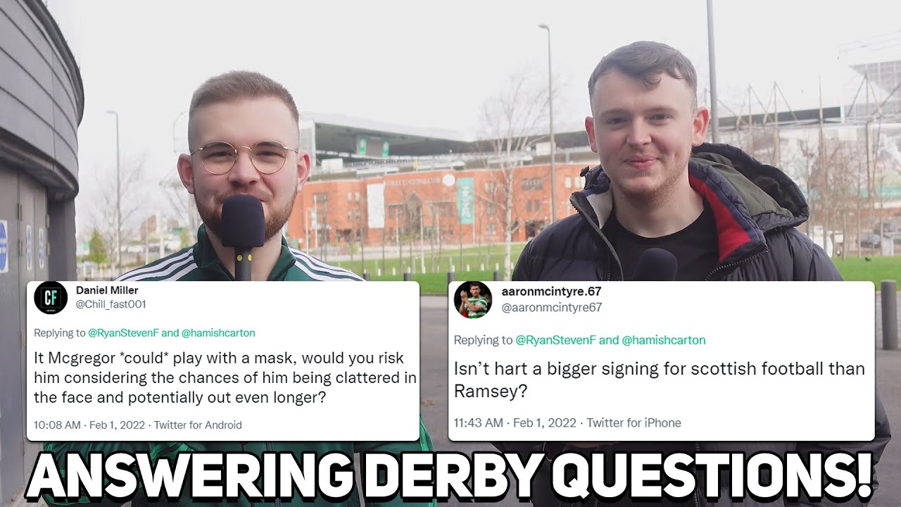 ANSWERING YOUR DERBY QUESTIONS! | DOES MCGREGOR PLAY? | W/Hamish Carton