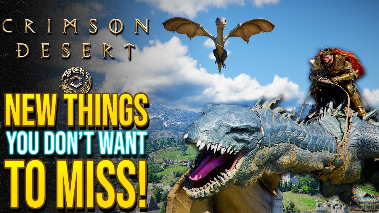 Don't Miss These Amazing New Things & Grow Your Wyvern in Crimson Desert Update 1.10!