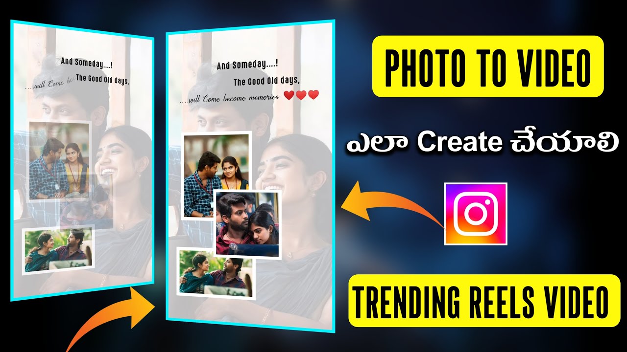 Instagram Photo to Video Reels Editing | Trending Photo to Video Reels