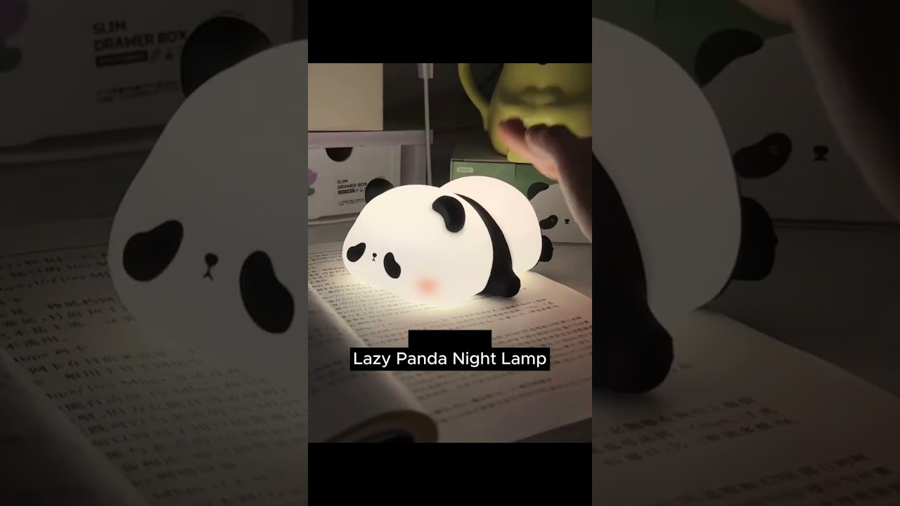 Product Link in Bio ( 309 ) ✅ Lazy Panda Touch Sensor Night Lamp
