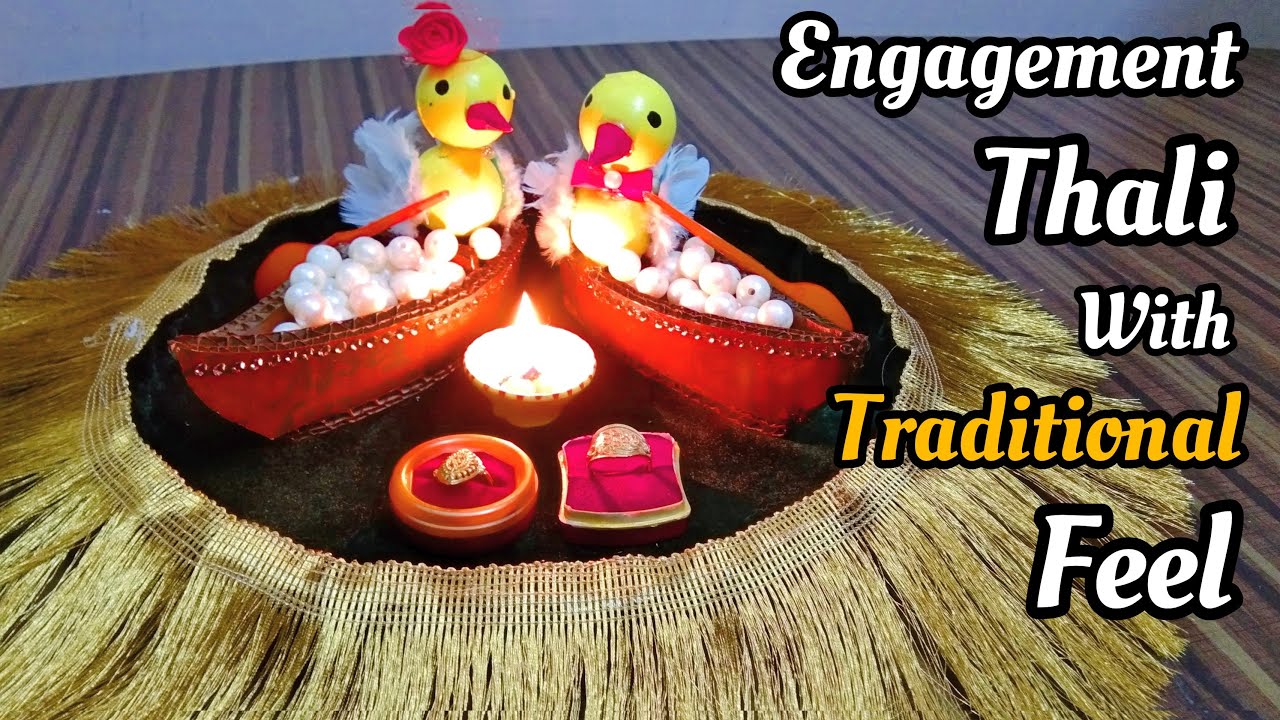 Trending Engagement thali decoration | Engagement ring tray decoration | Kuchi Love |