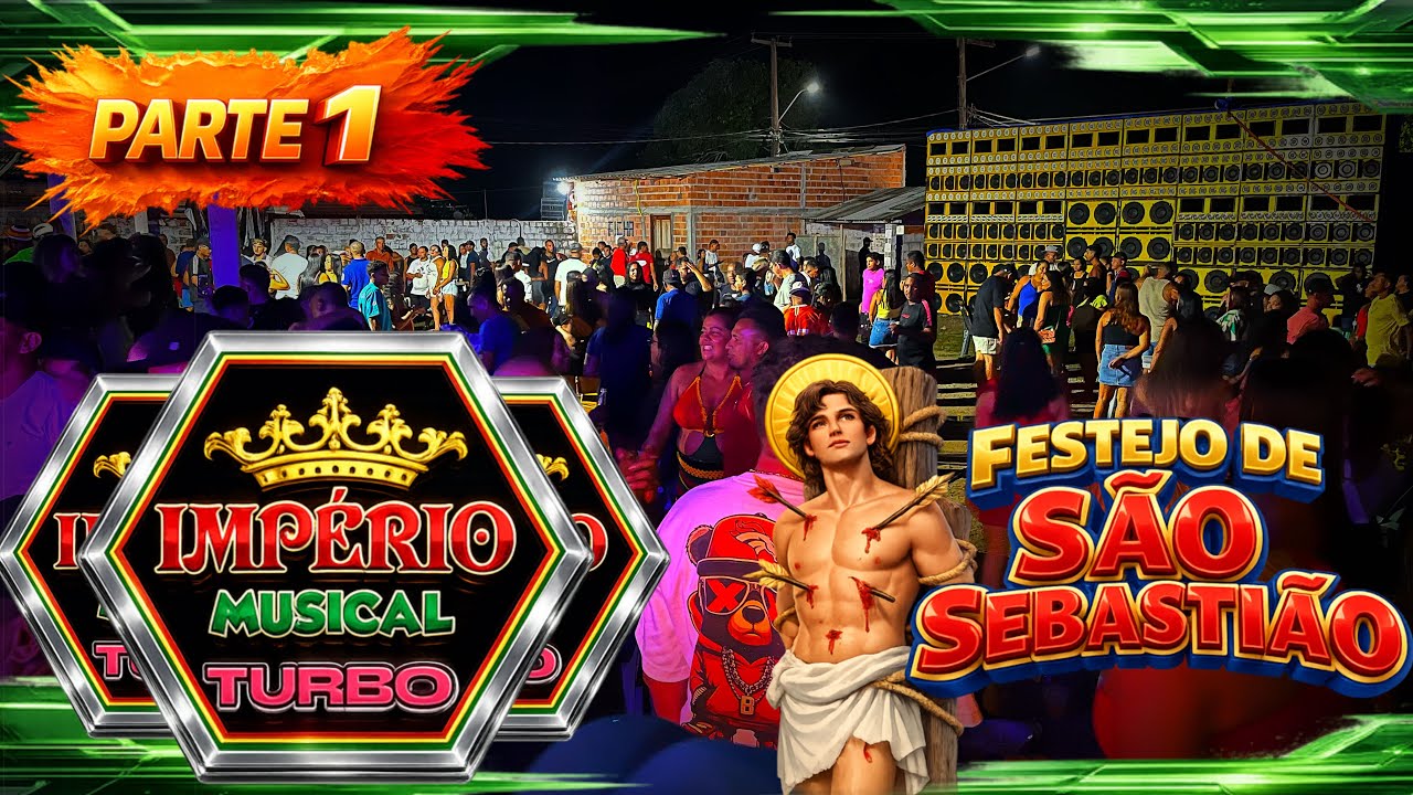 FESTEJO DE SÃO SEBASTIÃO NO POVOADO RANCHO PAPOCO COM A NOVA IMPÉRIO MUSICAL. PARTE 1