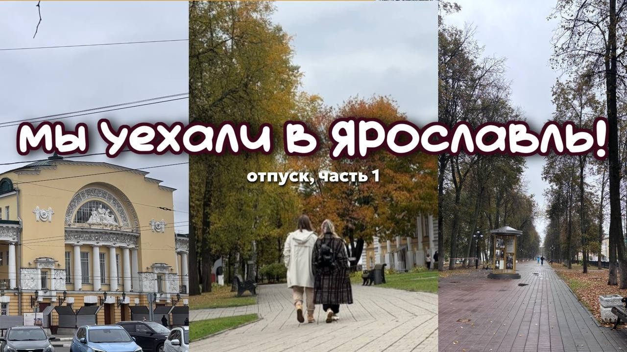 Моя неделя | Осенний отпуск, Ч1: Ярославль | Прогулки, еда, медведи