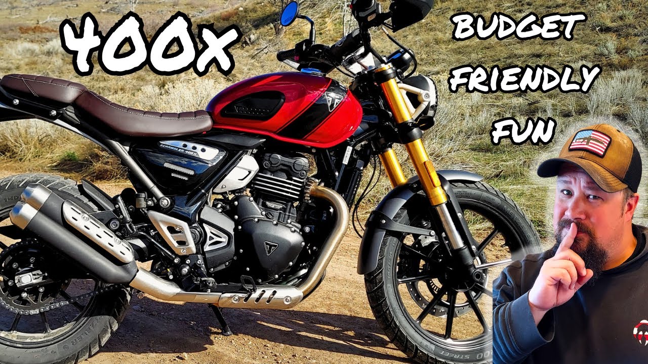 Thrills on Two Wheels: The Triumph Scrambler 400X is a Blast