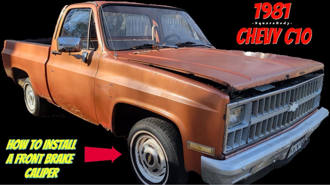 Замена переднего тормозного суппорта Chevy C10