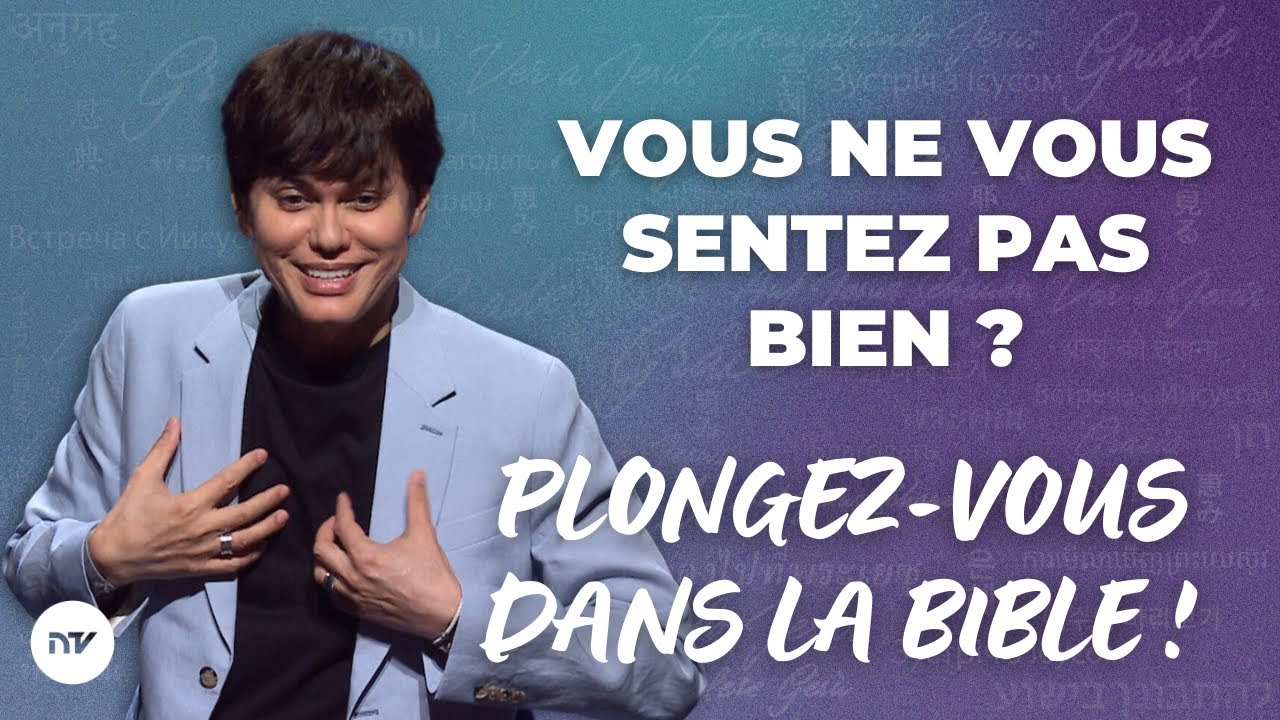 Le pouvoir de guérison de la Parole de Dieu | Joseph Prince | New Creation TV Français