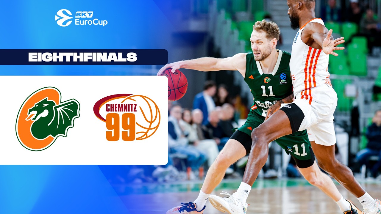 Cedevita Olimpija Ljubljana - NINERS Chemnitz | Eighthfinals Highlights | 2025-26 BKT EuroCup