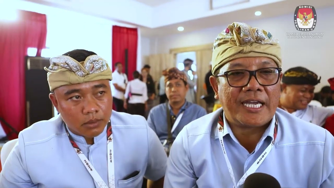PENGUNDIAN NO URUT DAN DEKLARASI PILKADA DAMAI PEMILIHAN BUPATI DAN WAKIL BUPATI KLUNGKUNG TH 2024