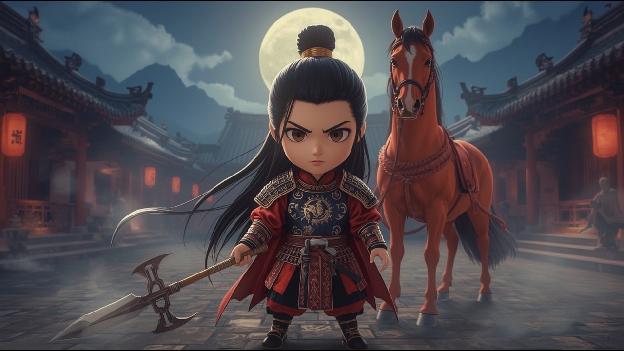 Moonlit Warrior of the Ancient Kingdom 🌕🏮 | Calm Epic Chinese Ambient for Sleep & Study