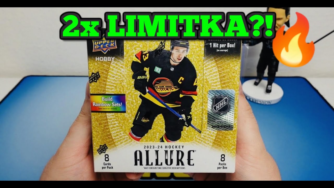 Do třetice všeho dobrého?! 23-24 Upper Deck ALLURE Hobby Box! Hokejové kartičky NHL!