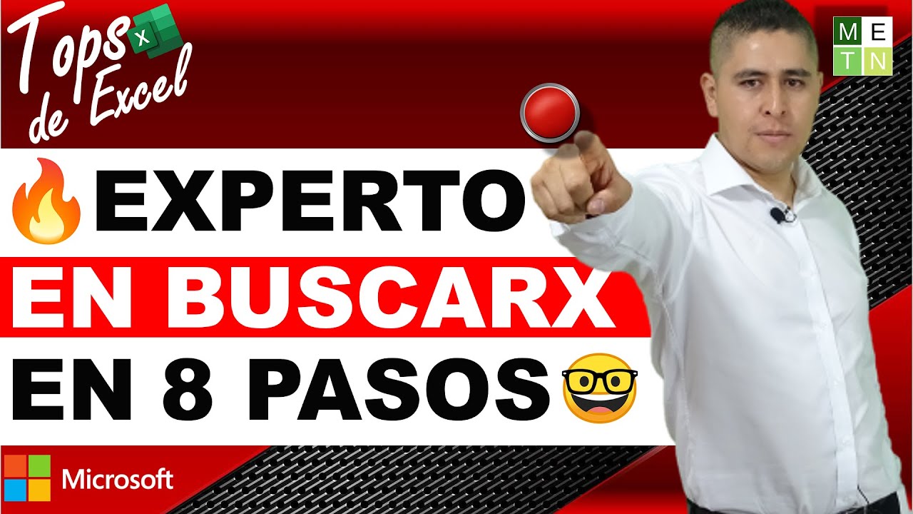 8 PASOS para SER UN EXPERTO en BUSCARX (El fin de  BUSCARV y BUSCARH)  | TOPS DE EXCEL 9 🏆