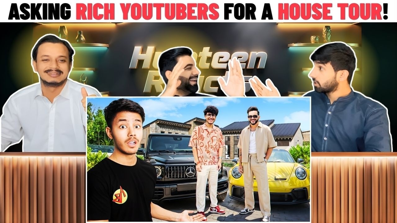 Pakistani reaction on Asking Inside Rich YouTubers Luxury House Tour | अंदर क्या है? 🔥