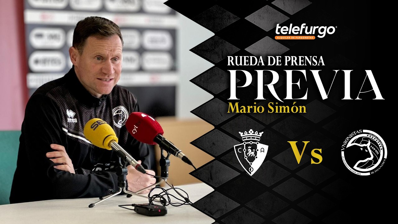 Rueda de prensa Mario Simón | Previa CA Osasuna Promesas - Unionistas de Salamanca CF J23