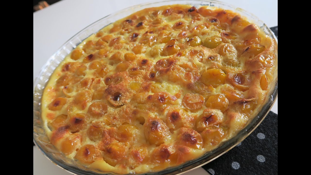 Recette 201 : Clafoutis aux Mirabelles !!!! UNE MERVEILLE !