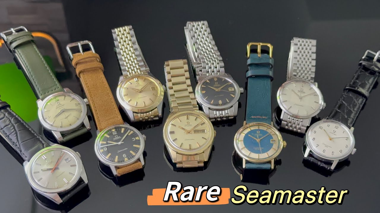 9 Uncommon Vintage Omega Seamaster Watches - 1948 to 1970