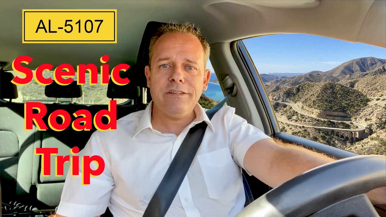 Scenic Drive in Spain | A trip on the coastal road AL-5107 from Carboneras to Mojácar (Almería)