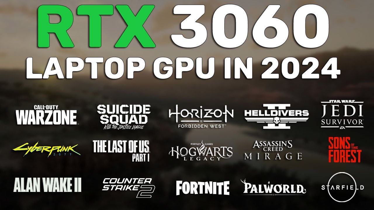 RTX 3060 Laptop GPU in 2024 - Test in 15 Games (Acer Nitro 5)