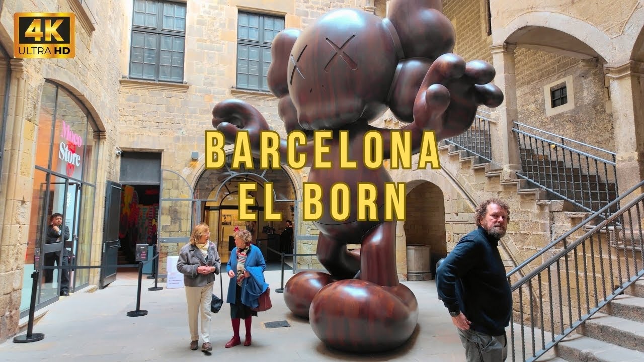 Barcelona El Born 4K Walking Tour