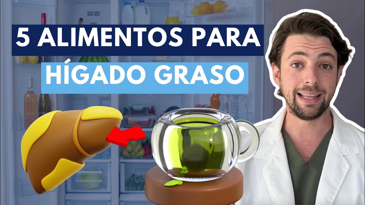 Dieta para HÍGADO GRASO: 5 alimentos clave