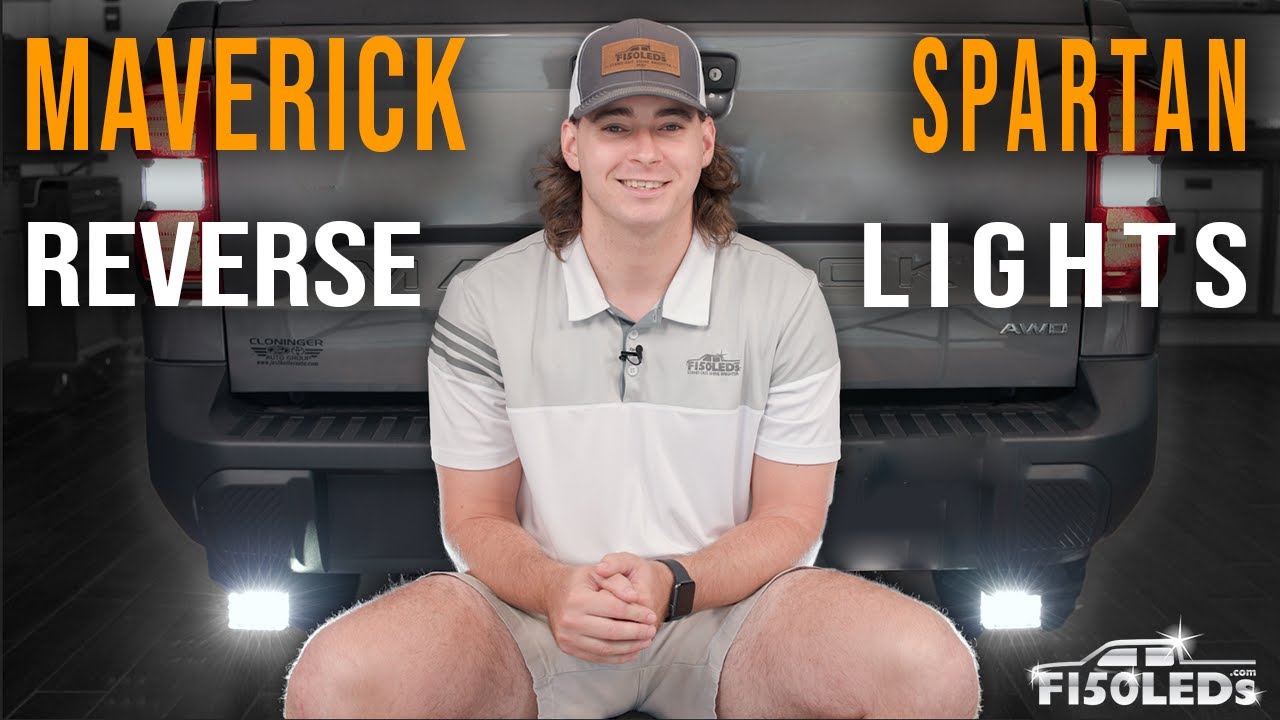 2021 Ford Maverick - How To Install CREE LED Reverse Lights From F150LEDs