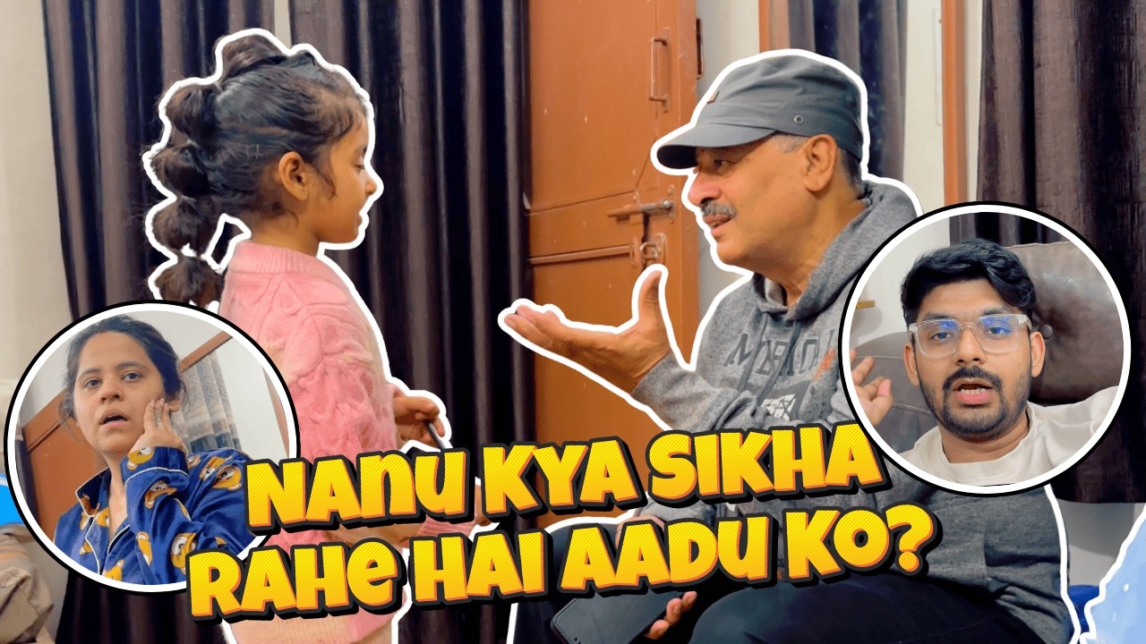 Naanu Aadu Ko Kya Sikha Rahe Hai? | Nitsiya TV | Vlog #49