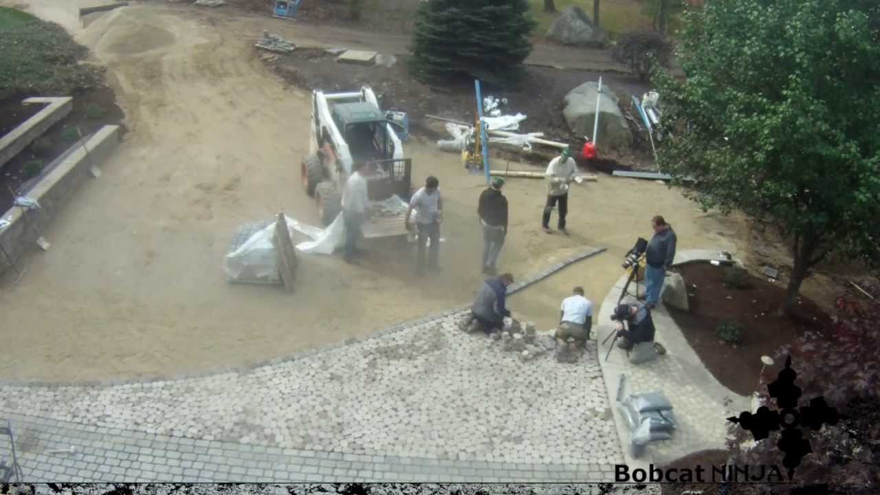 Time Lapse: Brick Paver Driveway Installation