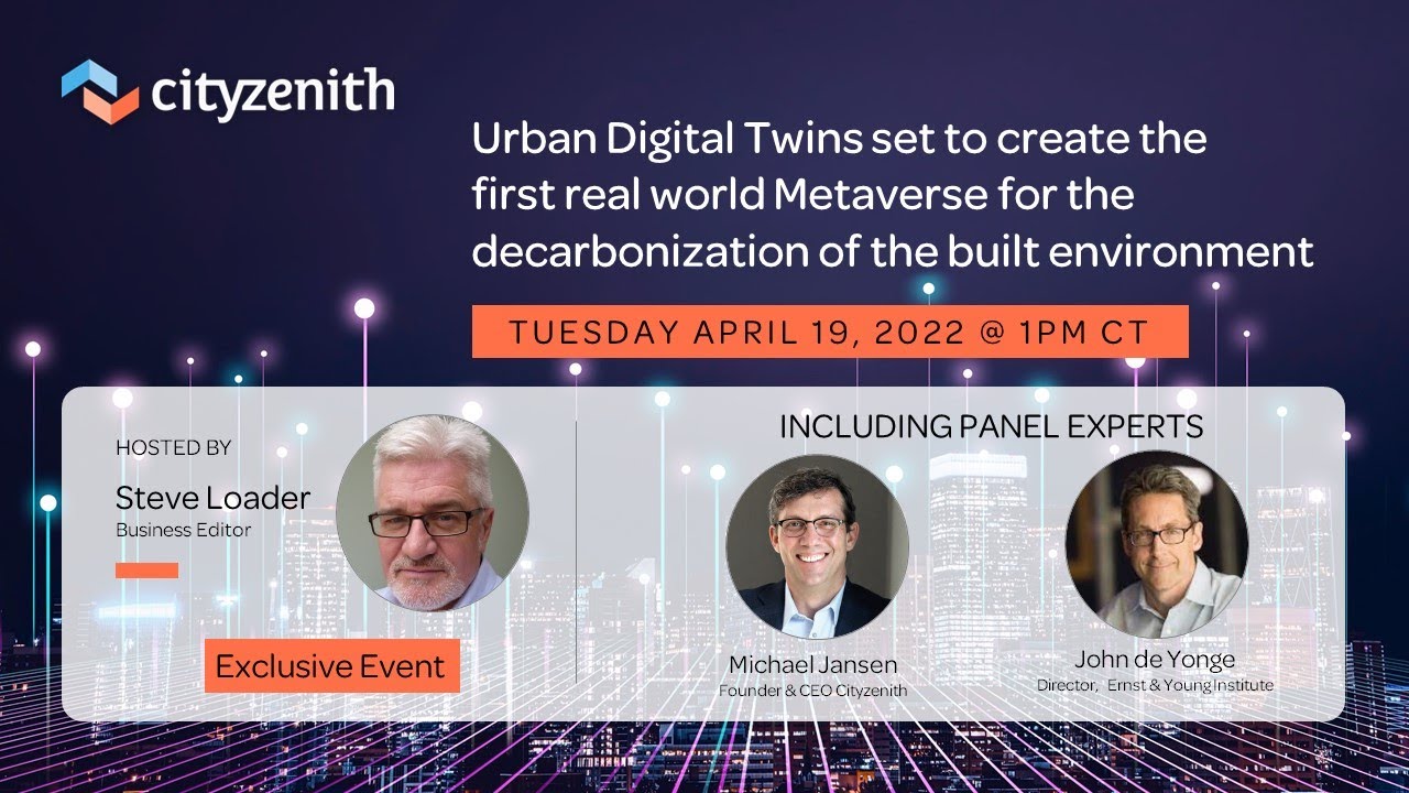 EXCLUSIVE EVENT - CITYZENITH'S REAL WORLD METAVERSE FOR DECARBONIZATION