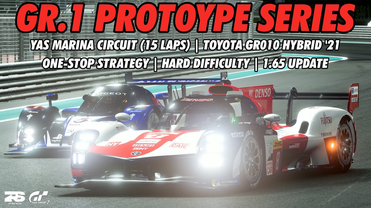 Gran Turismo 7 - Gr.1 Prototype Series (Yas Marina Circuit) | Toyota GR010 Hybrid '21 (1.65 Update)