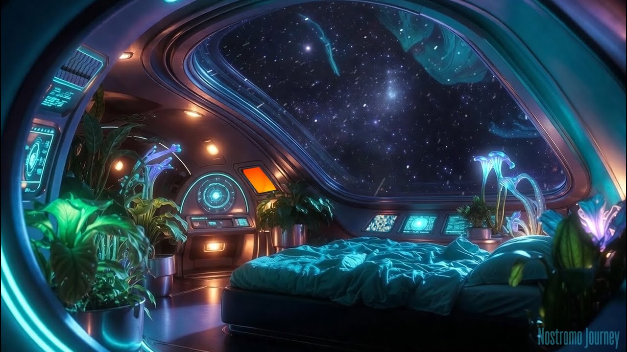 Lost Among the Stars 🌌 Nostromo-Style Space Ambient for Sleep & Focus 🚀 Deep Calm | 4K