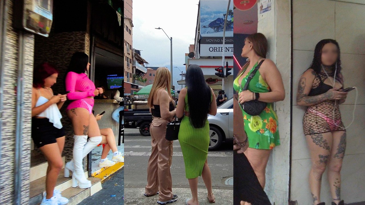 Que Pasa En Las calles Centro Medellín Plaza Botero La Veracruz  Co 4K