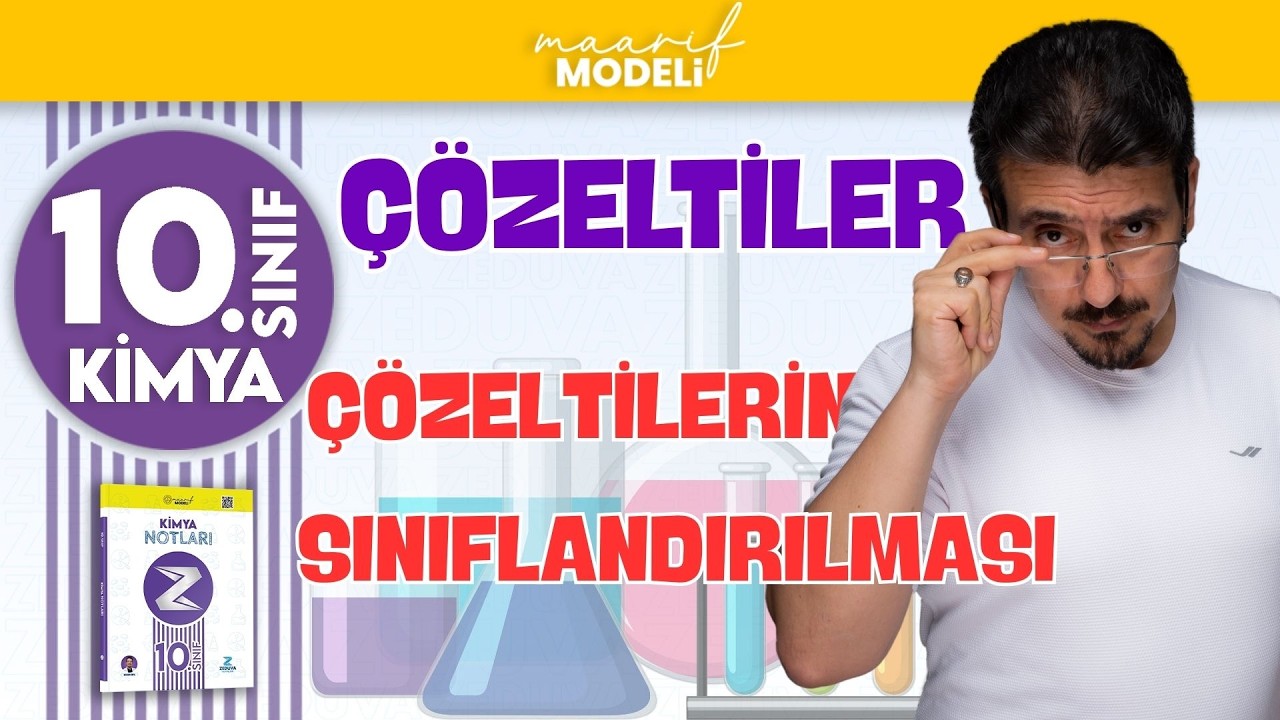 Çözeltilerin Sınıflandırılması | 2.Ünite | 10.sınıf kimya yeni müfredat ( maarif model )