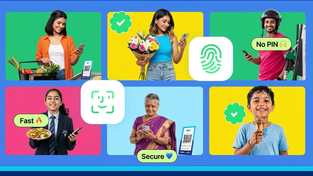 Pay On The Go with Paytm | Enable Face ID & Fingerprint Payments on Paytm | Paytm UPI | @paytm