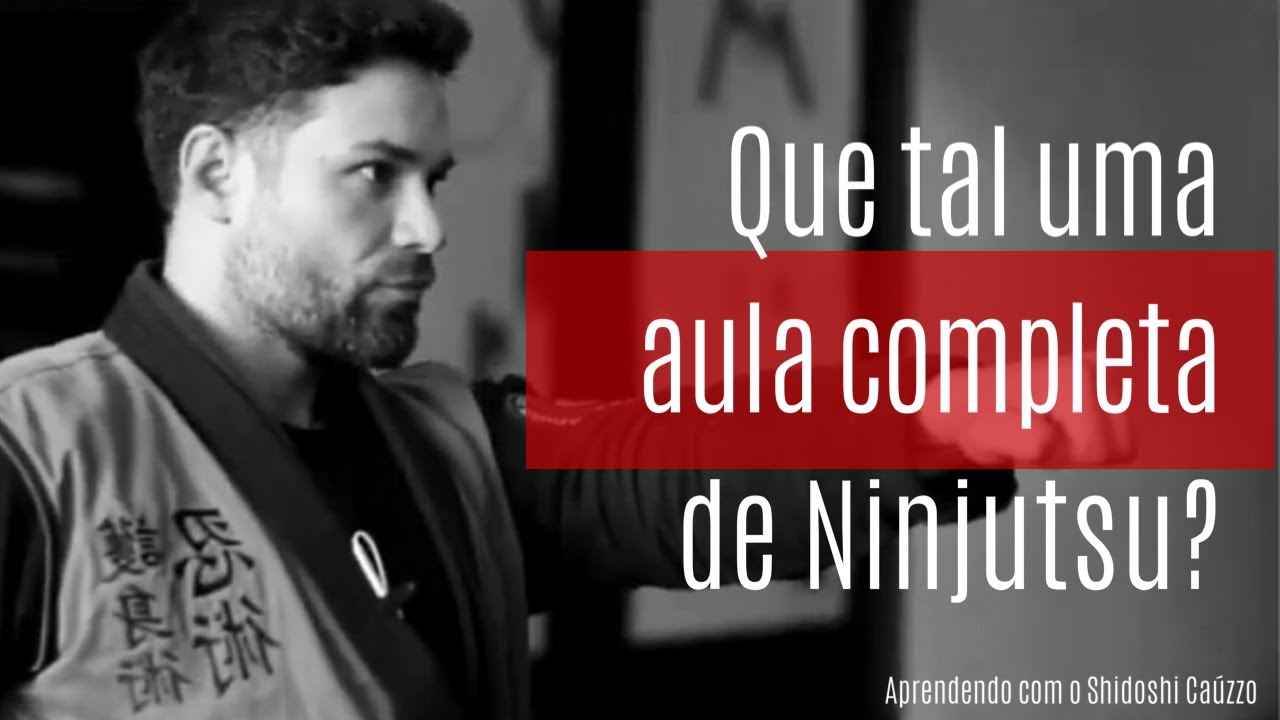 Como é uma aula de Ninjutsu??? APRENDENDO COM O SHIDOSHI CAÚZZO #001 - Guerreiro Ninja.