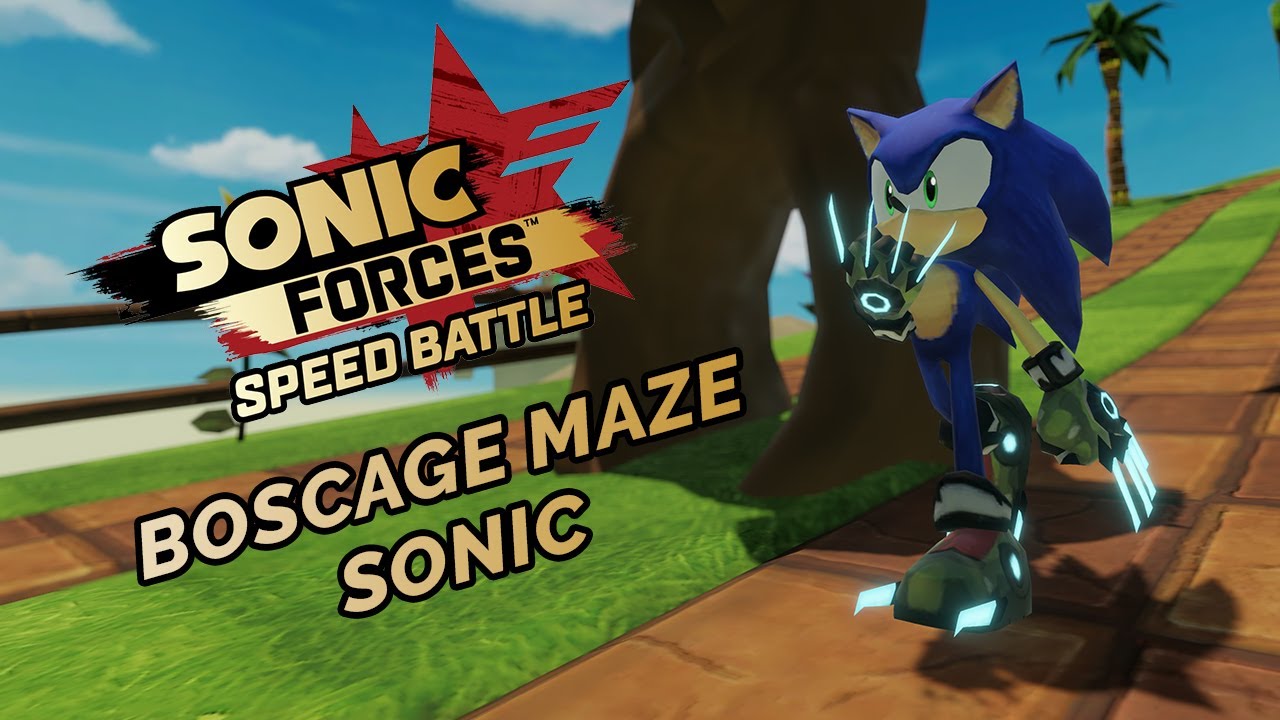 Sonic Forces Speed Battle: Boscage Maze Sonic (Level 1)