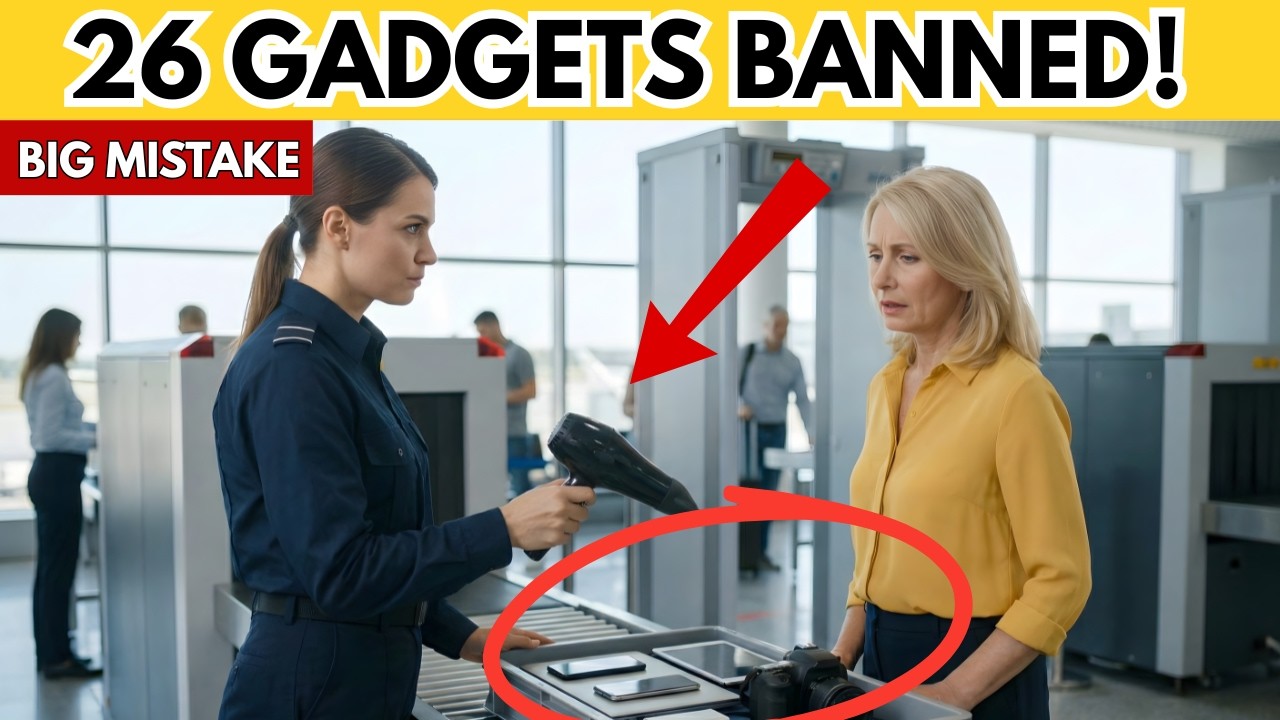 В 2026 году TSA конфискует эти 26 видов электроники.