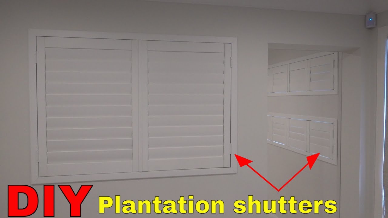 How to install plantation shutters step by step tutorial
