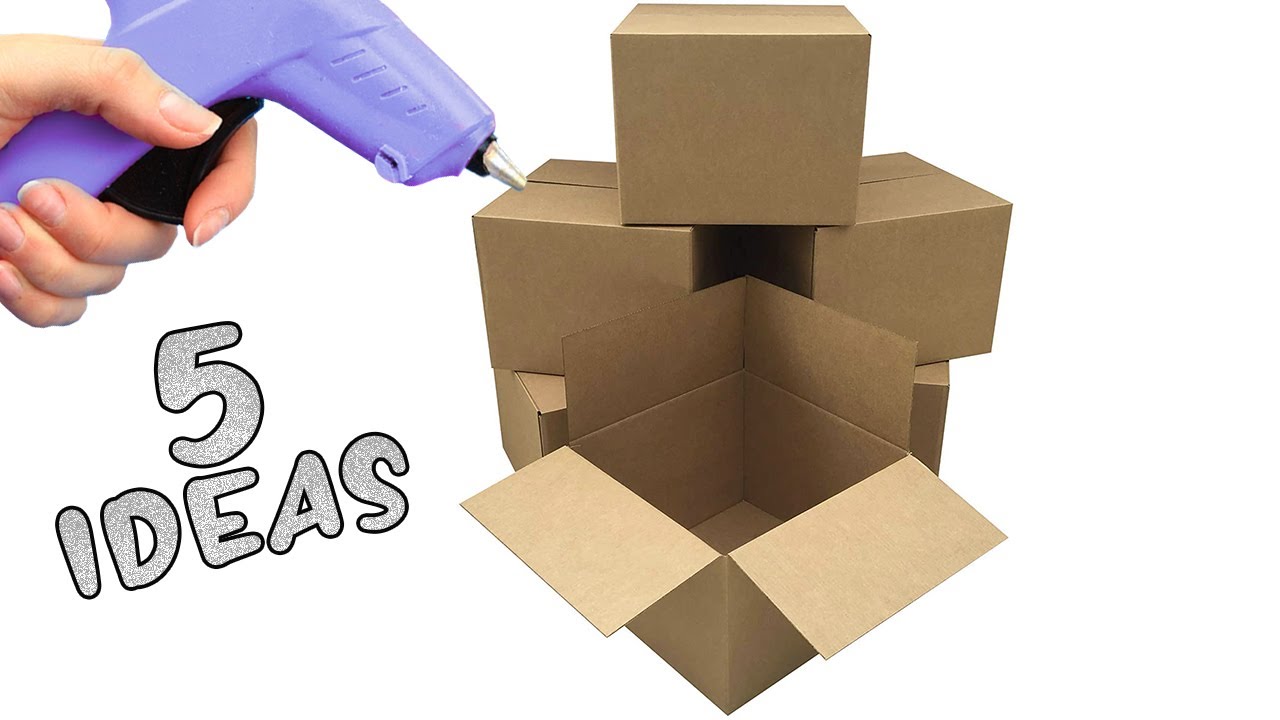 5 amazing ideas with cardboard boxes