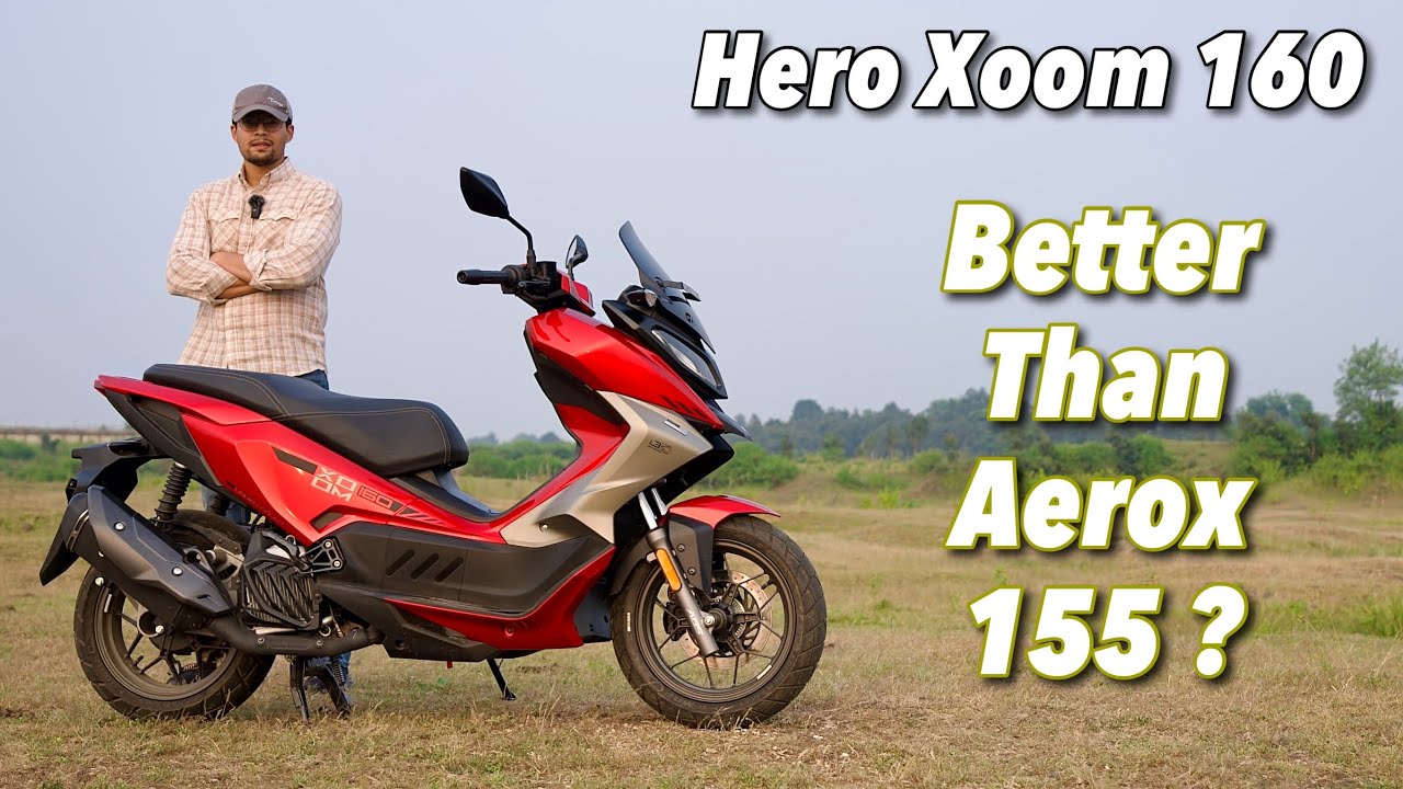 2025 Hero Xoom 160 Review - Better Than Yamaha Aerox 155 ??