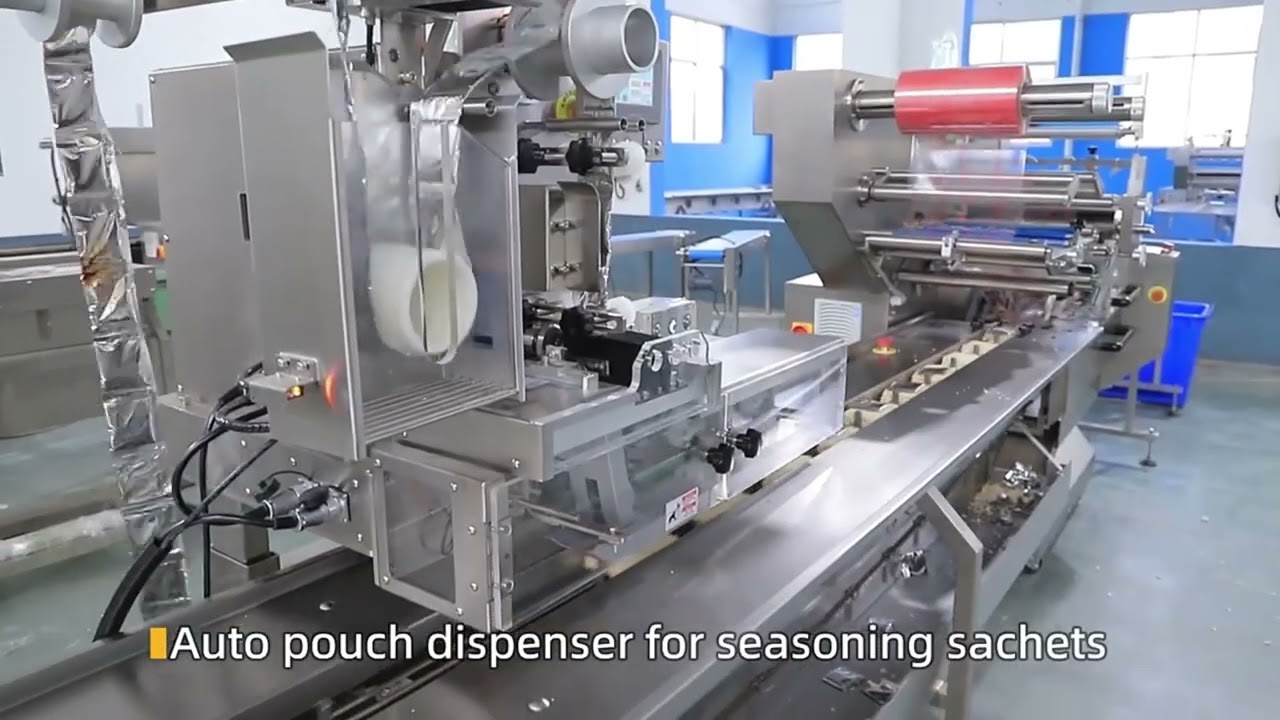 Multi-Function Automatic Horizontal Flow Wrapping Instant Noodle Packing Machine