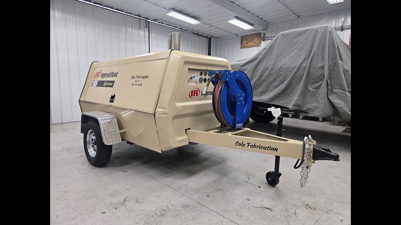 Restoring a Ingersoll Rand 185 Air Compressor!