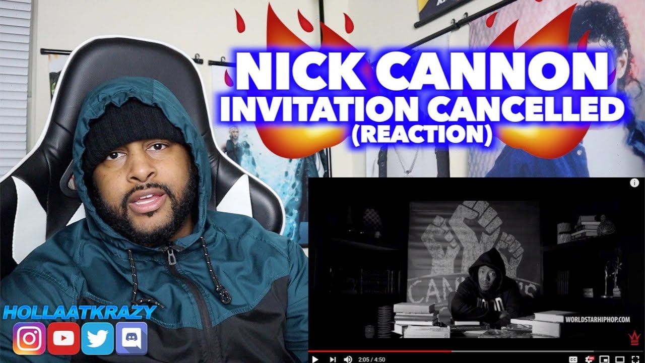RETIRING FROM REACTIONS NOW! | INVITATION CANCELLED (EMINEM DISS) - NICK CANNON | REACTION