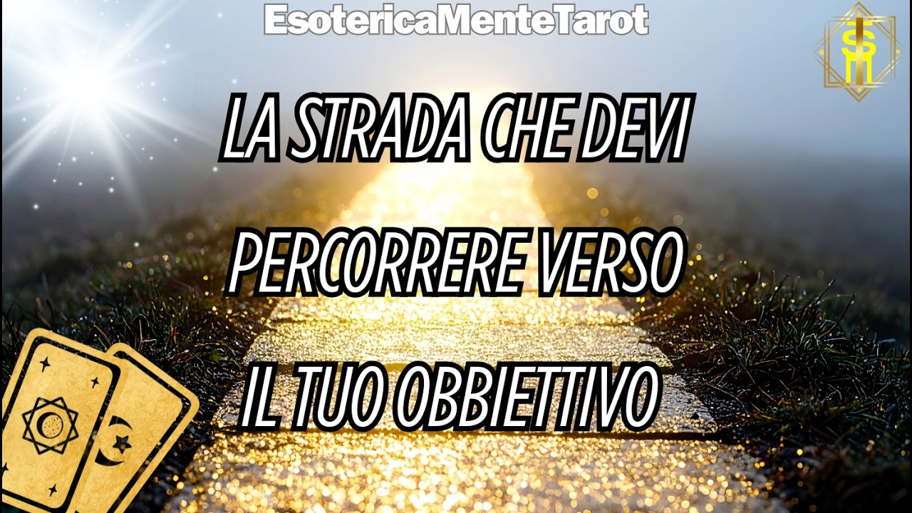 La strada che devi percorrere verso il tuo obiettivo #tarocchi #tarocchievolutivi #messaggioperte