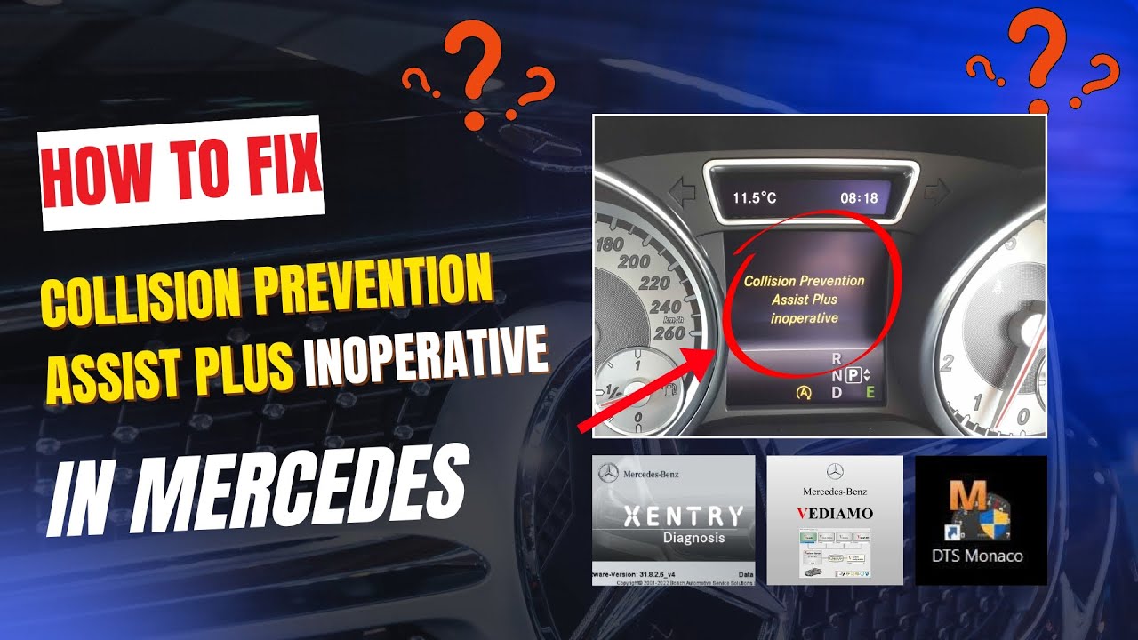 How to Fix Collision Prevention Assist Inoperative on Mercedes? - You Must Watch This Trick