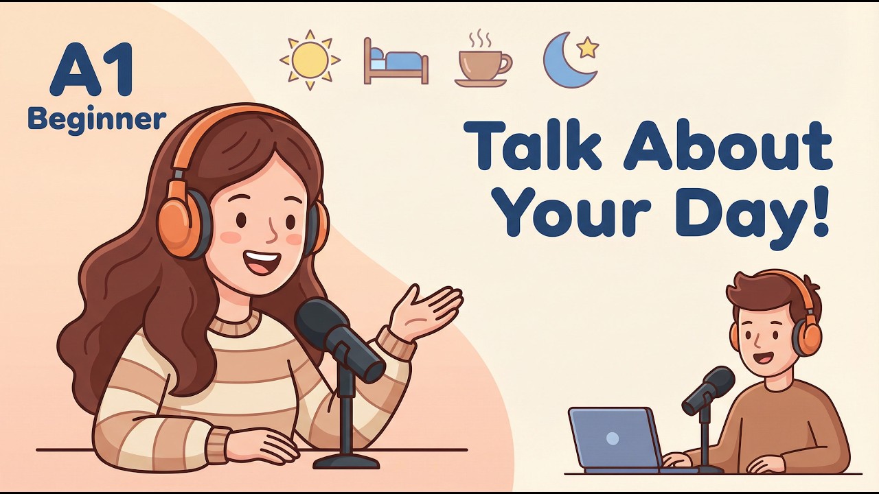 Расскажите о своей утренней рутине на английском языке | Подкаст для начинающих (уровень A1)