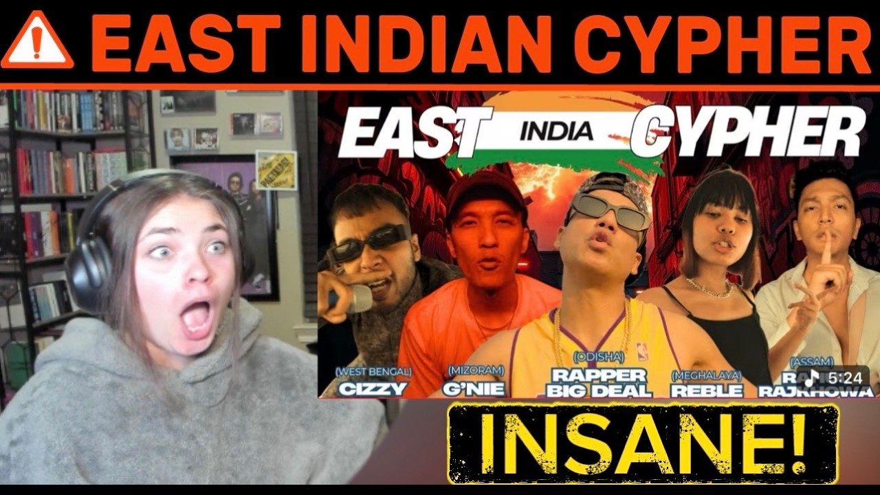 East India Cypher | Rapper Big Deal, G'nie, Reble, Rahul Rajkhowa, Cizzy | Prod by Big Deal|REACTION
