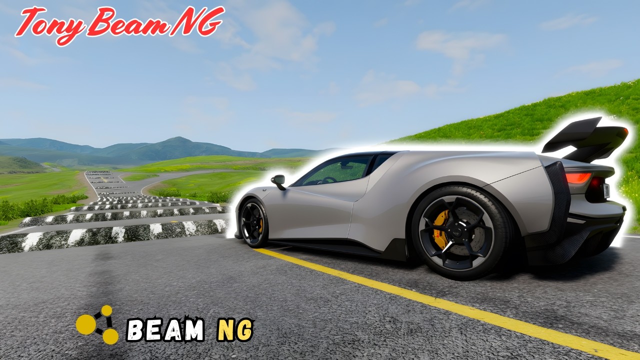 Unleashing Power on the Road A Stunning View of Speed & Performance!