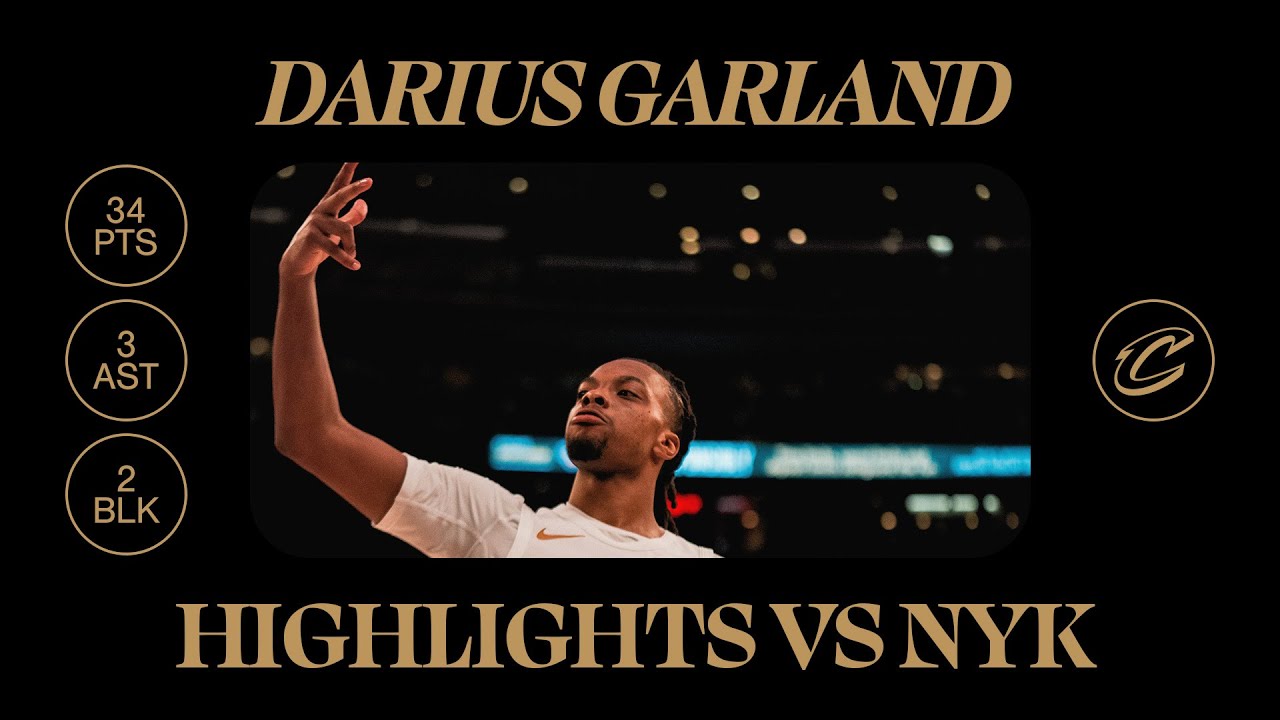Cavs at Knicks | Darius Garland Highlights | 10.28.2024