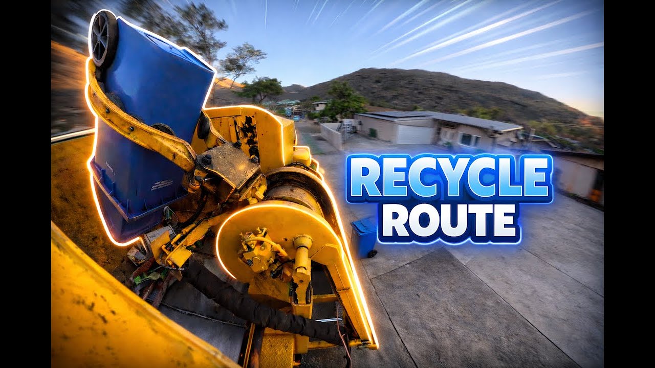 Hawaii Garbage Truck | Recycle Route With DaOpalaMan808