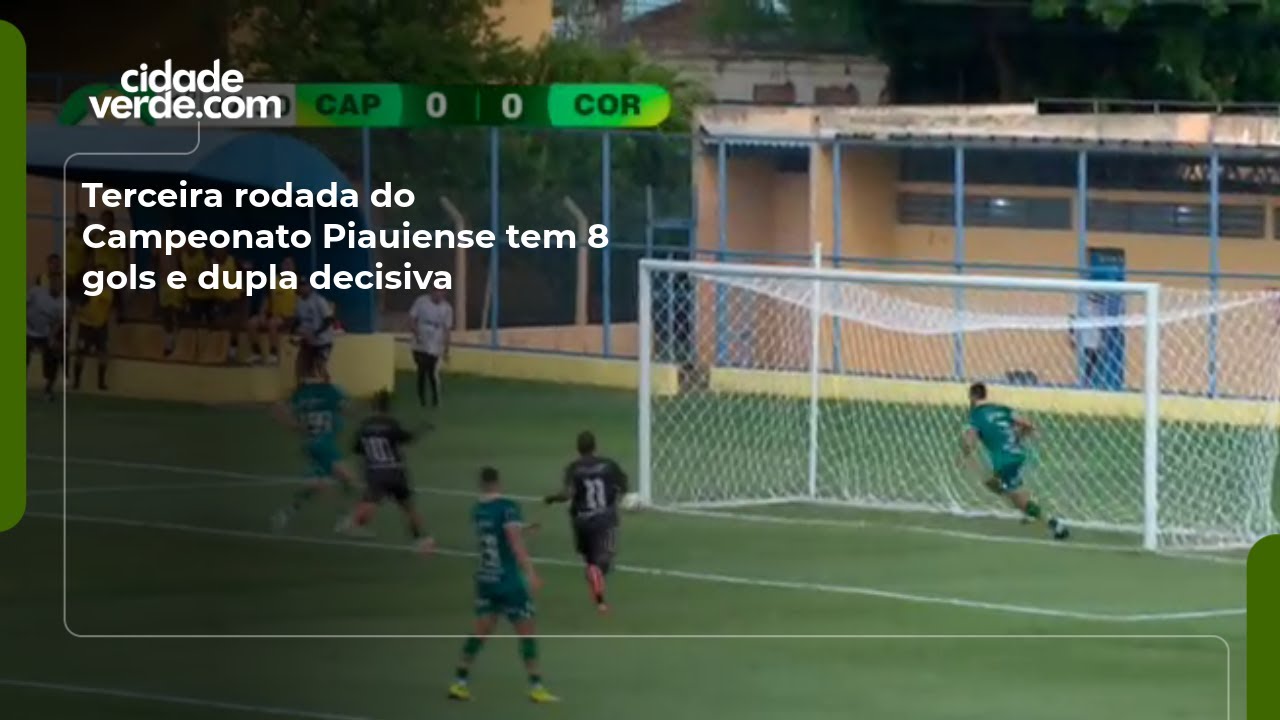 Terceira rodada do Campeonato Piauiense tem 8 gols e dupla decisiva